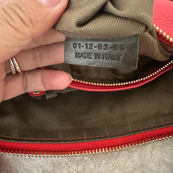 Like new Chloe Medium Marcie with long strap in a luscious poppy red! - Picture 11 of 14